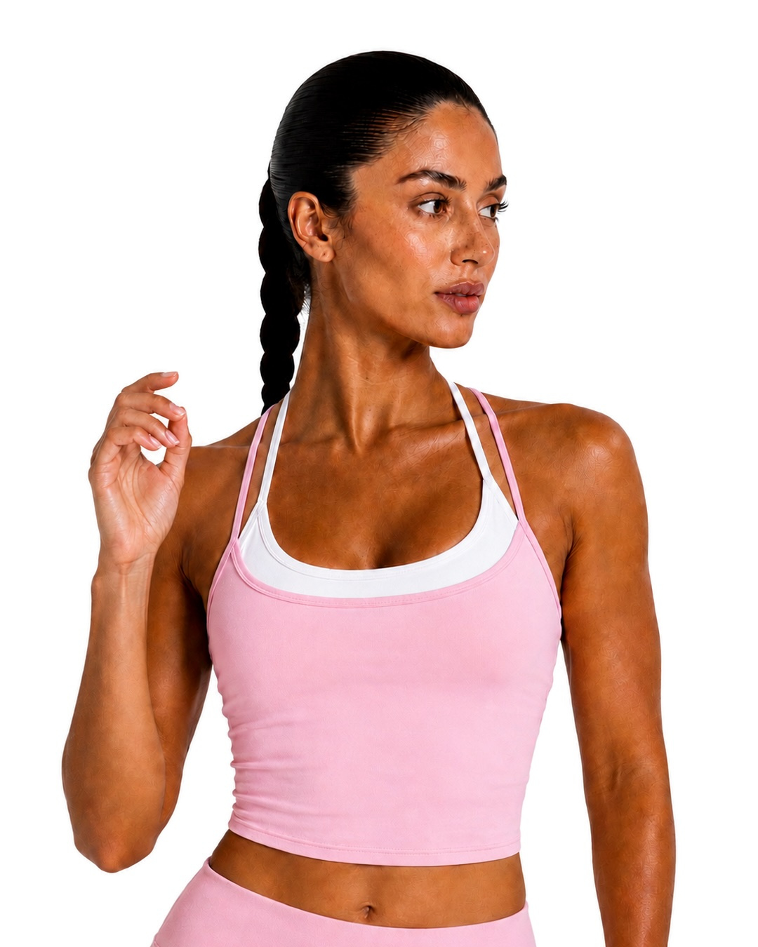 Cross-Back Double Layer Top